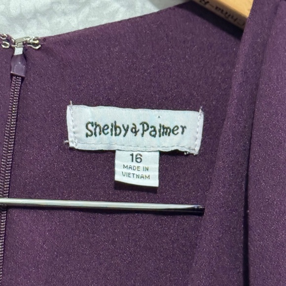 woman purple jumpsuit dress brand shelby & palmer size 16 - Picture 5 of 10